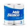 Papel Higiênico Mili Bianco Folha Simples