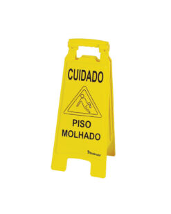 Placa de Sinalização Piso Molhado