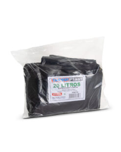 Saco Para Lixo 20L Preto