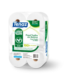 Papel Toalha Bobina Tenaz Soft Slim